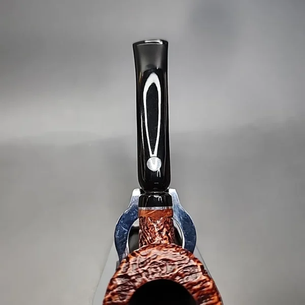 Mastro De Paja Classica Sandblasted Bent Dublin Estate Briar Pipe, Unsmoked - Image 6