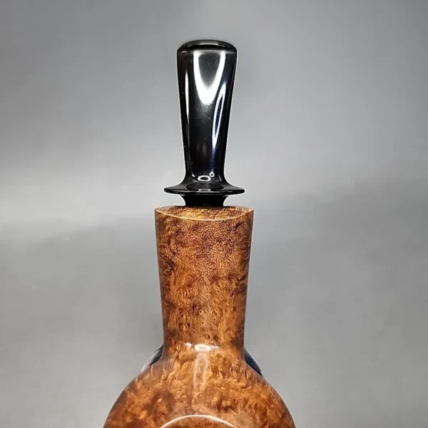 Nathan Armentrout Smooth Bent Apple Handmade Briar Pipe, New - Image 6