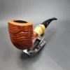 Savinelli Autograph 6 N Sandblasted Freehand Estate Briar Pipe, Unsmoked - Image 6