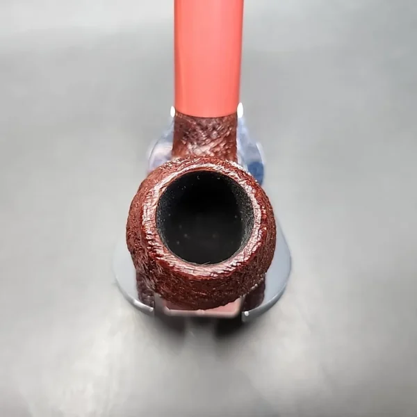 Nathan Armentrout Sandblasted Bent Egg Handmade Briar Pipe, New - Image 6
