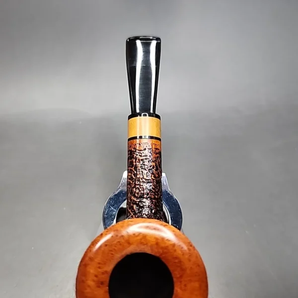 Ascorti Sabbia Di Oro Partially Sandblasted Dublin Estate Briar Pipe Unsmoked - Image 6