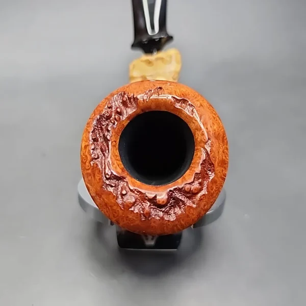 Doctor's Pipes by Roman Kovalev, Double Flash Smooth Dublin Estate Briar Pipe, Unsmoked - Image 6