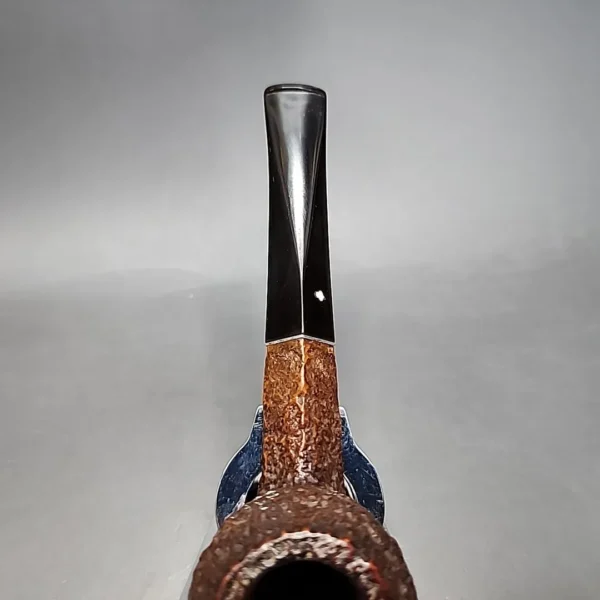 Kaywoodie Relief Grain 98B Sandblasted Bulldog Estate Briar Pipe, American Estates - Image 6