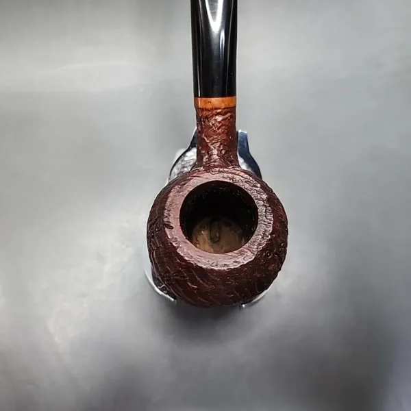 1998 ASPC by Mark Tinsky, Sandblasted Bent Apple Estate Briar Pipe, American Estates - Image 6