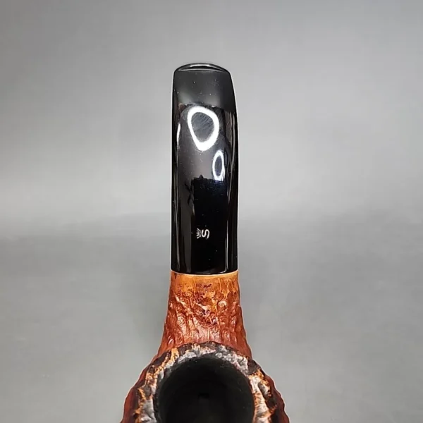Stanwell 37 Reg Era Rusticated Volcano Sitter Estate Briar Pipe, Danish Estates [SOLD] - Image 6