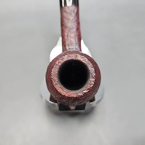 Morgan Workshop Sandblasted Bent Rhodesian Briar Pipe, New [SOLD] - Image 6