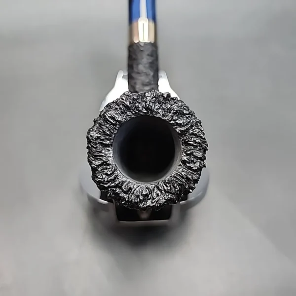 Pipe Tristan Rusticated Straight Billiard Handmade Briar Pipe, New [SOLD] - Image 6