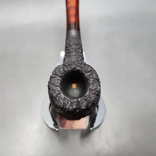 Pipe Tristan Rusticated Shape 55 Style Handmade Briar Pipe, New [SOLD OUT] - Image 6