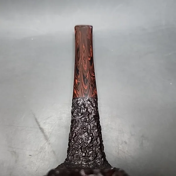 Ferndown Bark Magnum-sized Rusticated Panel Estate Briar Pipe, Unsmoked - Image 6