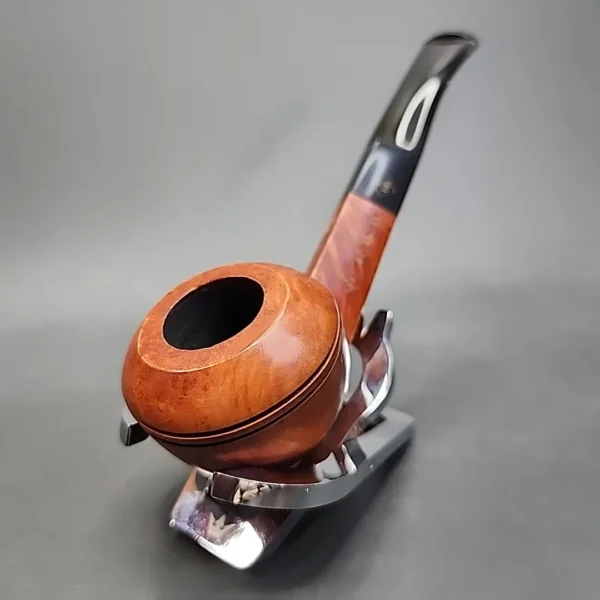 BBB Sovereign Smooth Bent Bulldog Estate Briar Pipe Unsmoked - Image 6