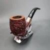 Ser Jacopo R1 Rusticated Bent Billiard Estate Briar Pipe - Image 6