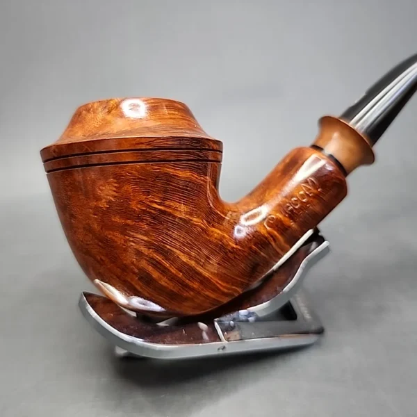 Chacom Safari 1A Smooth Bent Rhodesian Estate Briar Pipe, Unsmoked - Image 6