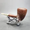 La Biota Sandblasted Pickaxe Handmade Briar Pipe, New - Image 7