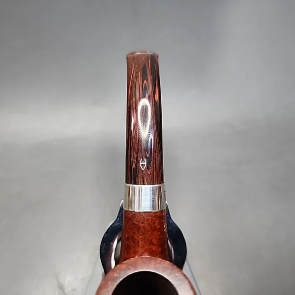 Astleys of London Les Wood Smooth Bent Billiard Estate Briar Pipe, Unsmoked [SOLD] - Image 7