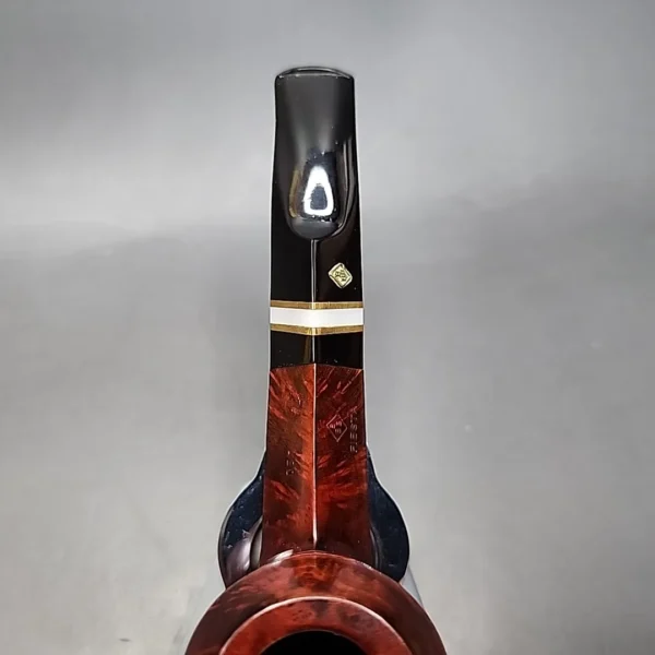 BBB Fiesta 420, Smooth Bent Bulldog Estate Briar Pipe, Unsmoked - Image 7