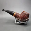Ser Jacopo R1 Rusticated Straight Apple Estate Briar Pipe, Unsmoked - Image 7