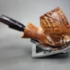 Caminetto New Dear Moustache KS Bent Egg Estate Briar Pipe - Image 7
