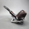WO Larsen Sandblasted Bent Egg Estate Briar Pipe, Danish Estates - Image 7