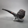 Don Carlos Rusticated Bent Rhodesian Estate Briar Pipe, Italian Estates - Image 7