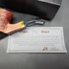 Ascorti 40th Anniversary Partially Sandblasted Dublin Sitter Estate Briar Pipe, Unsmoked - Image 7
