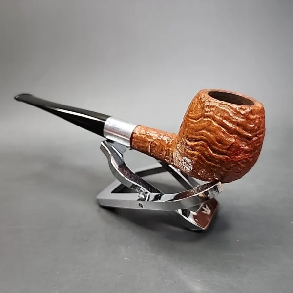 Kaywoodie Silhouette 42 Sandblasted Straight Apple Estate Briar Pipe, American Estates - Image 7