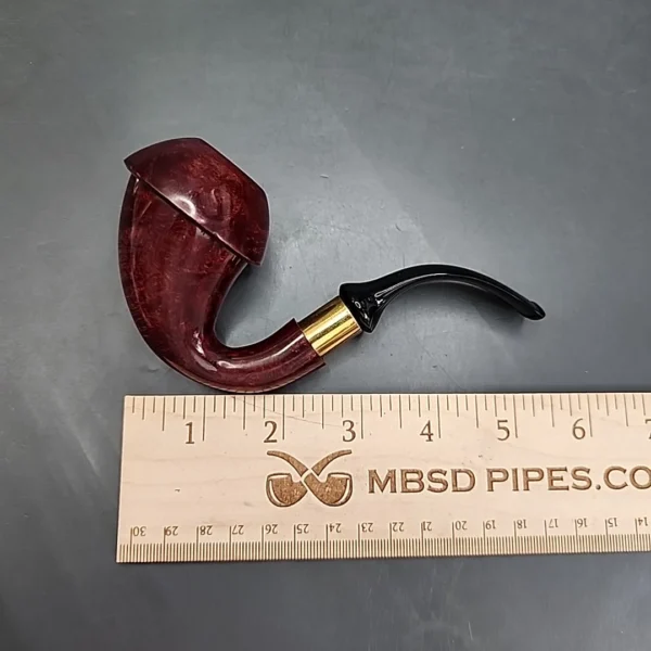 Johny Pipes Smooth Calabash Estate Briar Pipe, Unsmoked - Image 7
