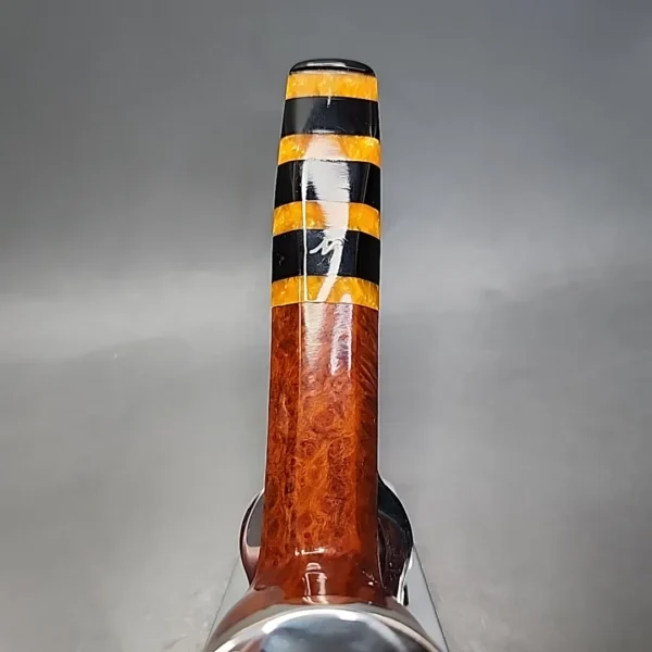 Nording Hand Made 19 Silver Cap Facet Canadian Estate Briar Pipe, Danish Estates [SOLD OUT] - Image 7