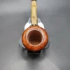Dave Neeb Sandblasted Dublin with Bamboo Handmade Briar Pipe, New - Image 7