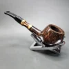 Volkan 7 Smooth Prince w Bamboo, Estate Briar Pipe, Italian Estates - Image 7