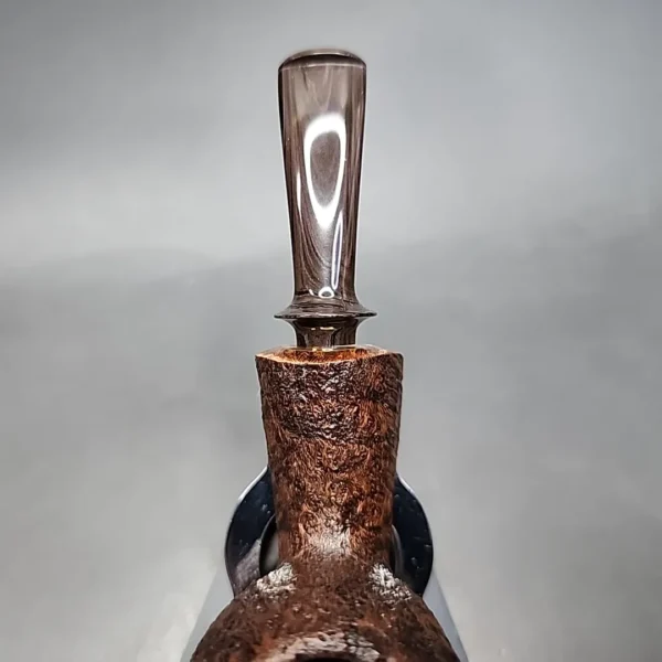 Nathan Armentrout Sandblasted Apple Handmade Briar Pipe, New [SOLD] - Image 7