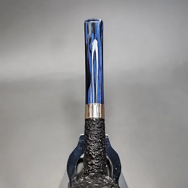 Pipe Tristan Rusticated Straight Billiard Handmade Briar Pipe, New [SOLD] - Image 7