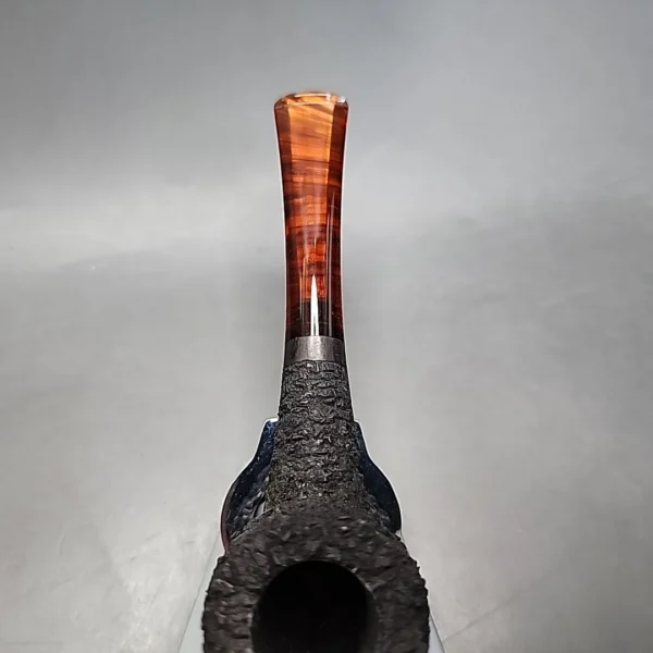 Pipe Tristan Rusticated Shape 55 Style Handmade Briar Pipe, New [SOLD OUT] - Image 7