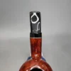 Vauen 3213 Smooth Bent Apple Estate Briar Pipe Unsmoked, 9mm - Image 7