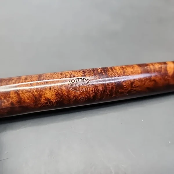 John's Pipe Shop Los Angeles Smooth Canadian Estate Briar Pipe - Image 7