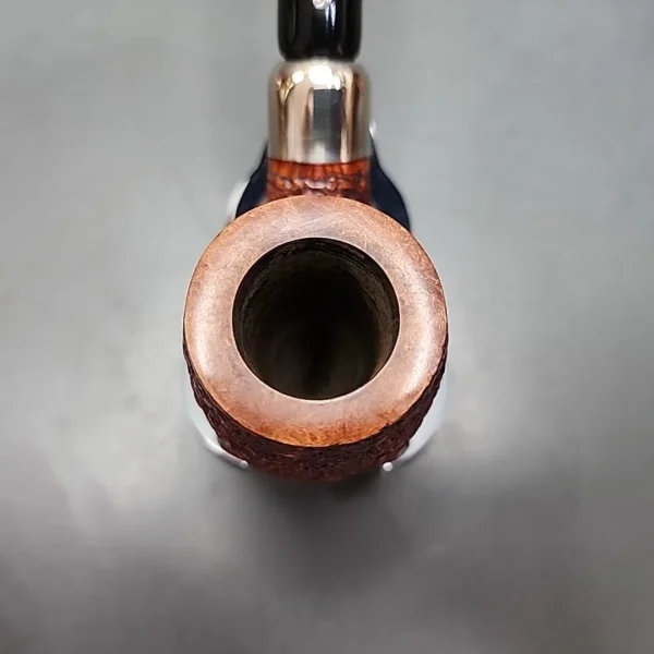 Ser Jacopo R1 Rusticated Bent Billiard Estate Briar Pipe - Image 7