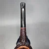 Radice Rind Partially Rusticated Bent Prince Estate Briar Pipe, Italian Estates - Image 7