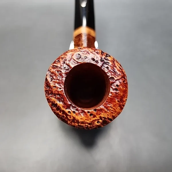 Ser Jacopo Jucunda S2 Sandblasted Dublin Estate Briar Pipe, Unsmoked - Image 7