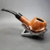 Michel Smooth Bent Apple Estate Briar Pipe Unsmoked - Image 7