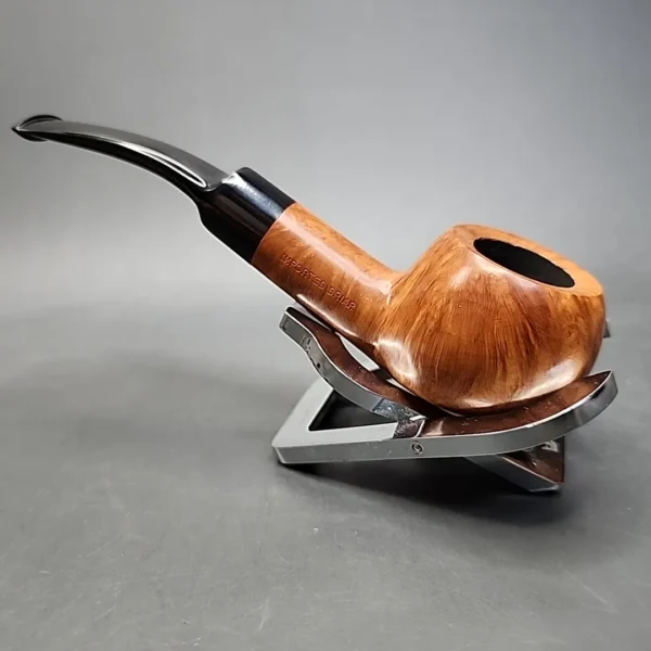 Michel Smooth Bent Apple Estate Briar Pipe Unsmoked - Image 7
