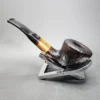 Stanwell Zebrano Sandblasted Bent Dublin Estate Briar Pipe, Danish Estates - Image 8