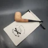 Morgan Bones Straight Billiard Briar Pipe, New - Image 8