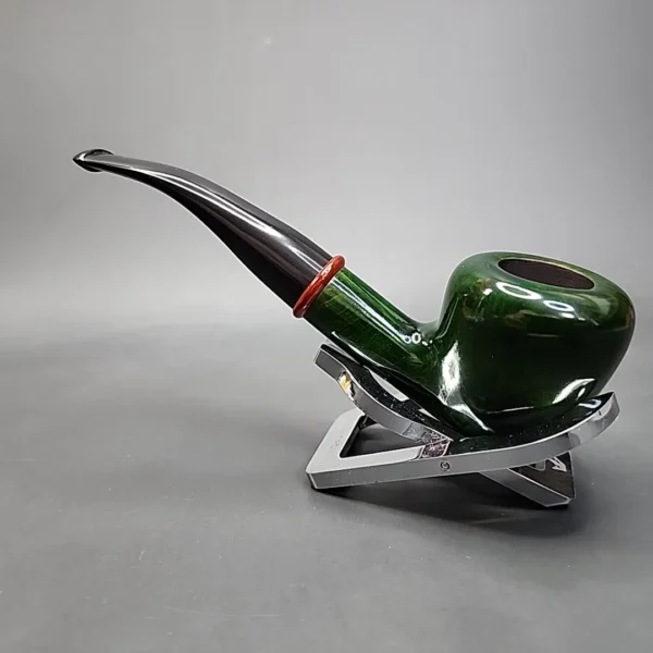 Chacom Green Trekking 264 Smooth Bent Acorn Estate Briar Pipe, Unsmoked - Image 8