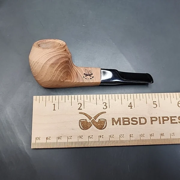 Morgan Bones Straight Bulldog Briar Pipe, New - Image 8