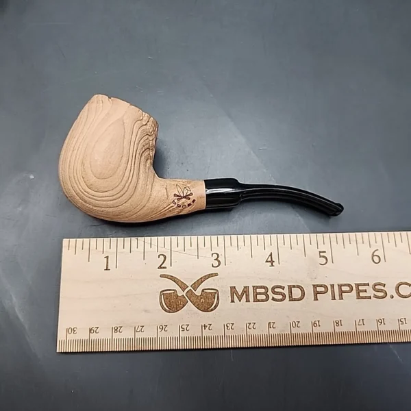 Morgan Bones Bent Brandy Briar Pipe, New - Image 8