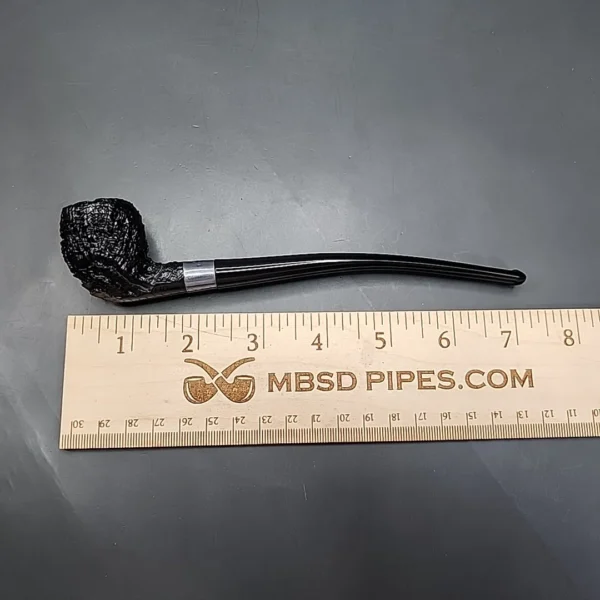 Peterson Carroll of Carrollton 2023 Sandblasted Estate Briar Pipe, Unsmoked - Image 8