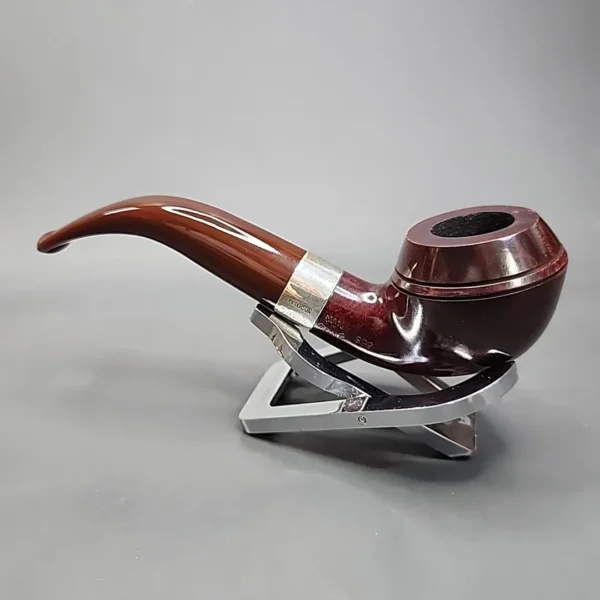 Peterson Irish Harp 999 Smooth Bent Rhodesian Briar Pipe, New - Image 8