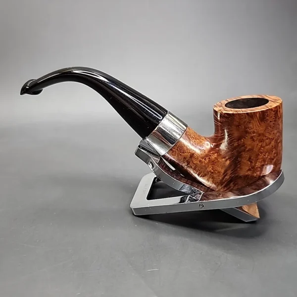 Peterson Aran 338 Smooth Bent Billiard Estate Briar Pipe, P-lip, Irish Estates [SOLD] - Image 8