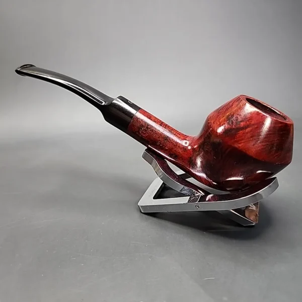 Orlik Rose 5378 Smooth Bent Rhodesian Estate Briar Pipe, Unsmoked - Image 8