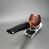 Ser Jacopo R1 Rusticated Straight Apple Estate Briar Pipe, Unsmoked - Image 8