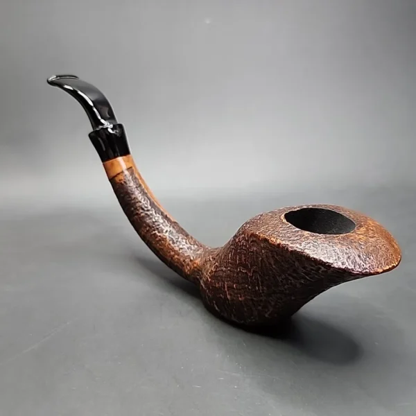 Luigi Viprati Extra Sandblasted Estate Briar Pipe, Unsmoked - Image 8